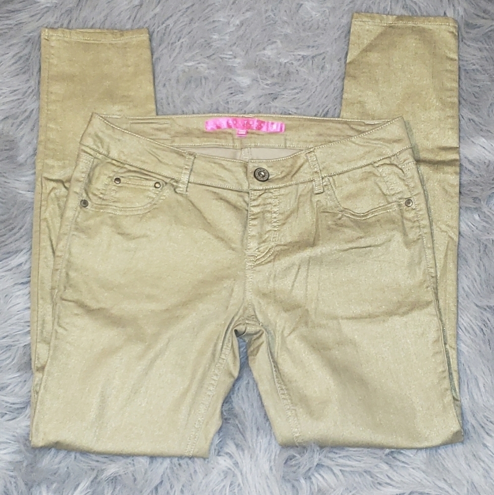 Women's Tinseltown Gold Pants size 9